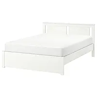 SONGESAND Каркас кровати, белый/Линдбоден, 160x200 см