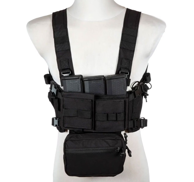 Жилет тактичний Primal Gear Chest Rig Mk4 чорний, фото 1