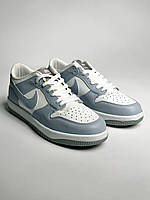 Кроссовки светло-синие мужские Nike SB Dunk Lite Blue/White