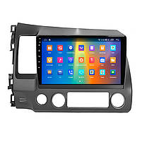 Штатна магнітола Lesko для Honda Civic VIII 2005-2009 екран 10" 4/64 Gb CarPlay 4G Wi-Fi GPS Prime 5 шт., фото 2