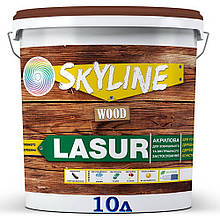 Лазур палісандр для дерева декоративно-захисна LASUR Wood SkyLine шовковисто-матова, 10 л.