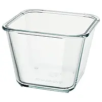 IKEA Пищевой контейнер квадратный/стеклянный 44958 л Показать размеры