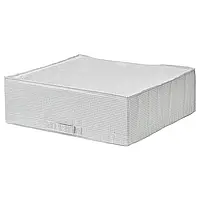 STUK Ящик для хранения одежды/белья, белый/серый, 55x51x18 см