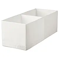 STUK Коробка-купе, белая, 20x51x18 см