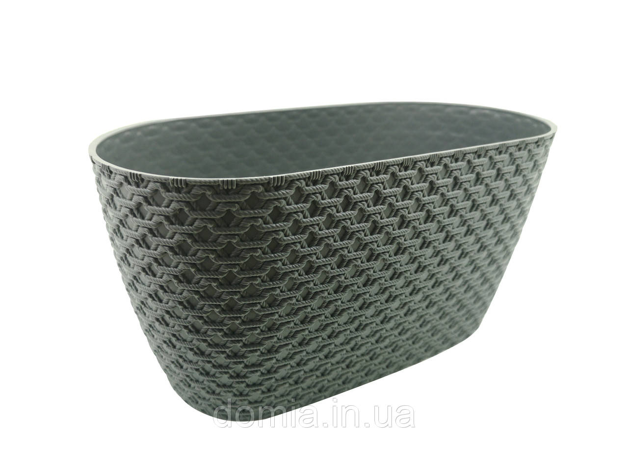Горщик для квітів з малюнком В'язання (14,5x29х15 СМ) 4,25 л, Elif Plastik, Туреччина U-449
