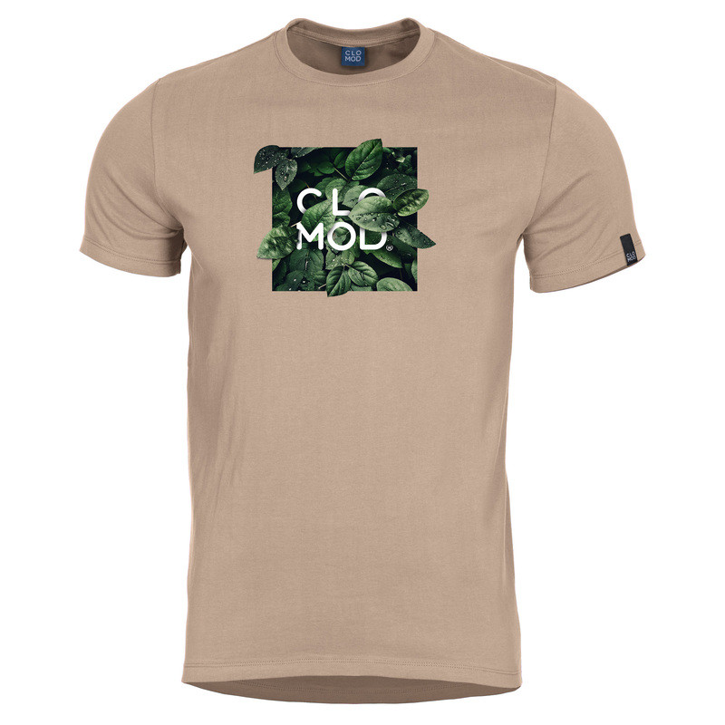 Футболка Pentagon CLOMOD T-SHIRT "LEAVES" C090012-LE Medium, Хакі (Khaki)