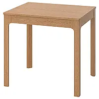 EKEDALEN Розкладний стіл, дуб, 80, 120х70 см