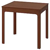 EKEDALEN Раздвижной стол, коричневый, 80/120x70 см