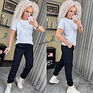 Жіноча базова футболка напівоблягаючого силуету в кольорах (р. 42-50) 7171057, фото 2