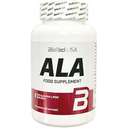 Антиоксидант Biotech USA ALA (Alpha Lipoic Acid) (50 капсул.)