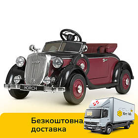 Дитячий електромобіль Audi Horch (2 мотори по 200W, MP3, USB) Ретро авто Bambi JE1005EBLR-3(24V)