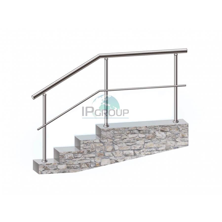 Перила для сходів з нержавіючої сталі
