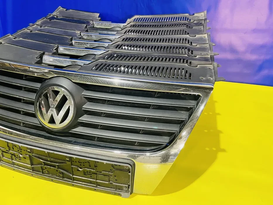 Как снять нижнюю решетку радиатора пассат б6 Замена решётки радиатора на VW Passat B6 DRIVE2