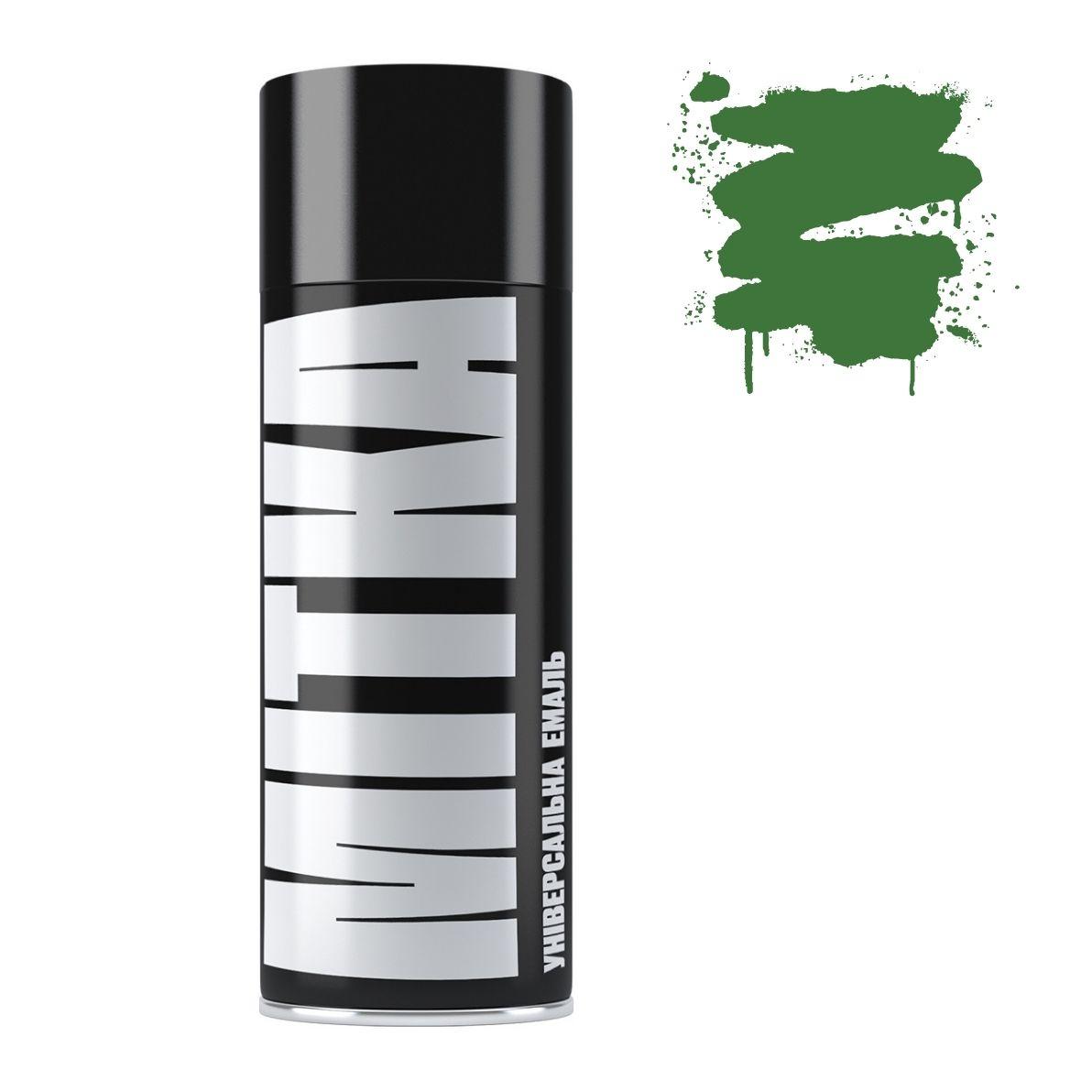 Емаль 6010 Світло-зелена універсальна аерозоль 400мл Mitka