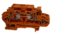 Клемма пружинная ABB D2,5/8.SFT.2L 2.5мм.кв. с тестовыми гнездами (1SNA290092R2700)