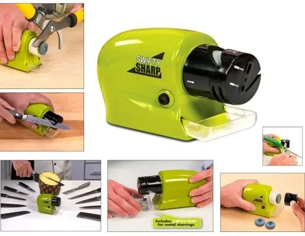 Точила електрична Sharpener універсальна для ножів та ножиць - фото 1 - id-p1816980913