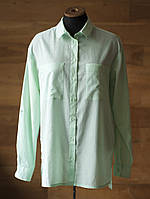 Жіноча котонова сорочка кольору м’яти Warehouse, розмір M