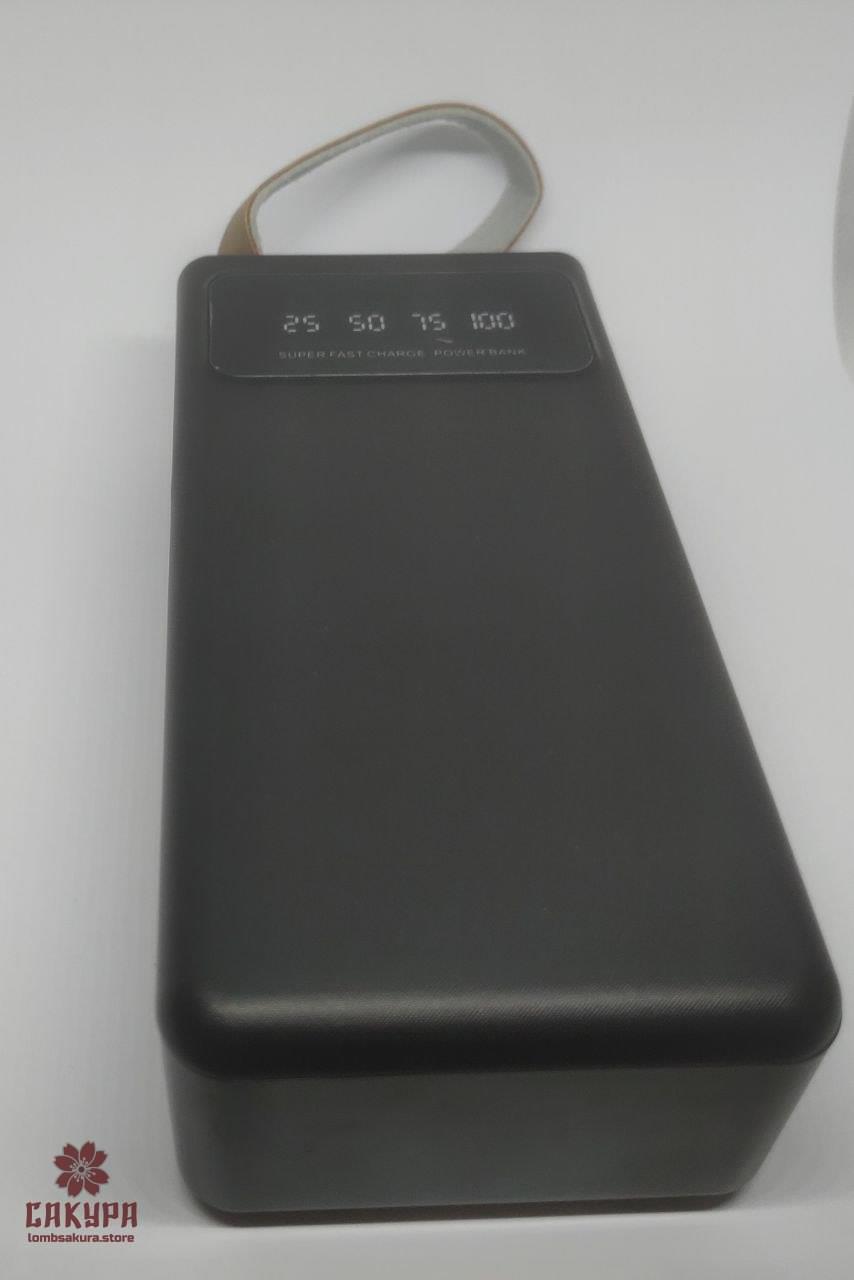 Універсальний зовнішній акумулятор Power bank HIGH-QUALITY, Ємкість 30000mAh, Колір чорний
