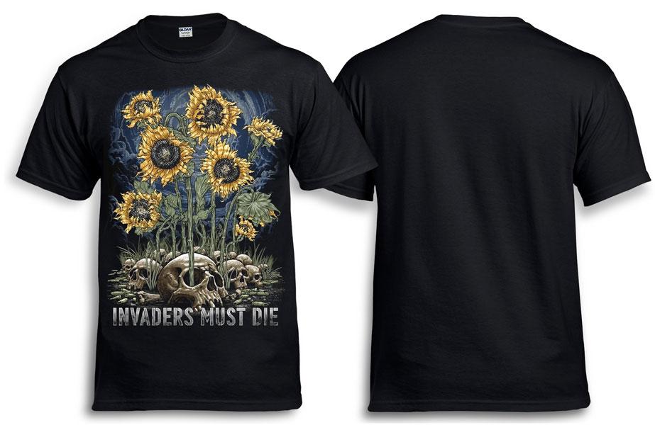 Футболка Invaders Must Die Соняшники
