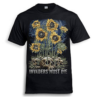 Футболка Invaders Must Die Соняшники, фото 3