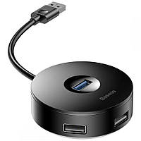 Перехідник Baseus Round Box HUB Adapter USB to 4*USB