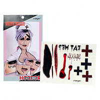 Временные татуировки (наклейки) "Мертвая медсестра зомби"