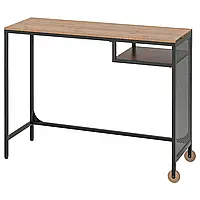 FJÄLLBO Стол для ноутбука, черный, 100x36 см