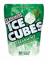 Spearmint Ice Breakers Ice Cubes Gum Bottle 40ШТ