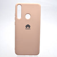 Чехол накладка Silicon Case Full Cover для для Huawei Y6P Peach