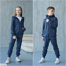 Спортивний костюм дівчинки zip-худі 1533, 116-158р., фото 5