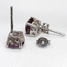 Комплект срібний містик топаз сережки та кулон, фото 3