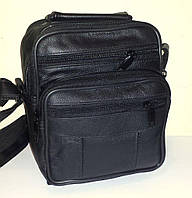 Мужская сумка из натуральной кожи (S0414-2) 19x16x8см