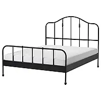 SAGSTUA Каркас кровати, черный/Lönset, 160x200 см