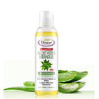 Масло массажное отбеливающее Disaar Aloe Vera Whitening Moisturizing Oil, масло с экстрактом алое вера, 100мл