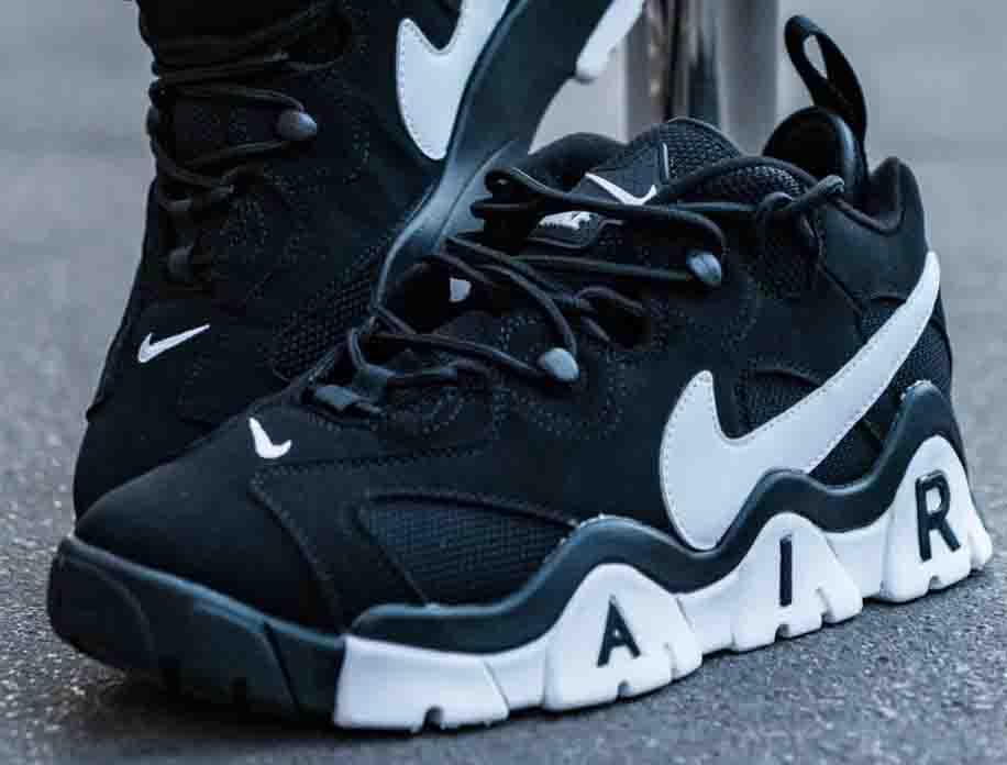 Nike barrage black 2025 and white