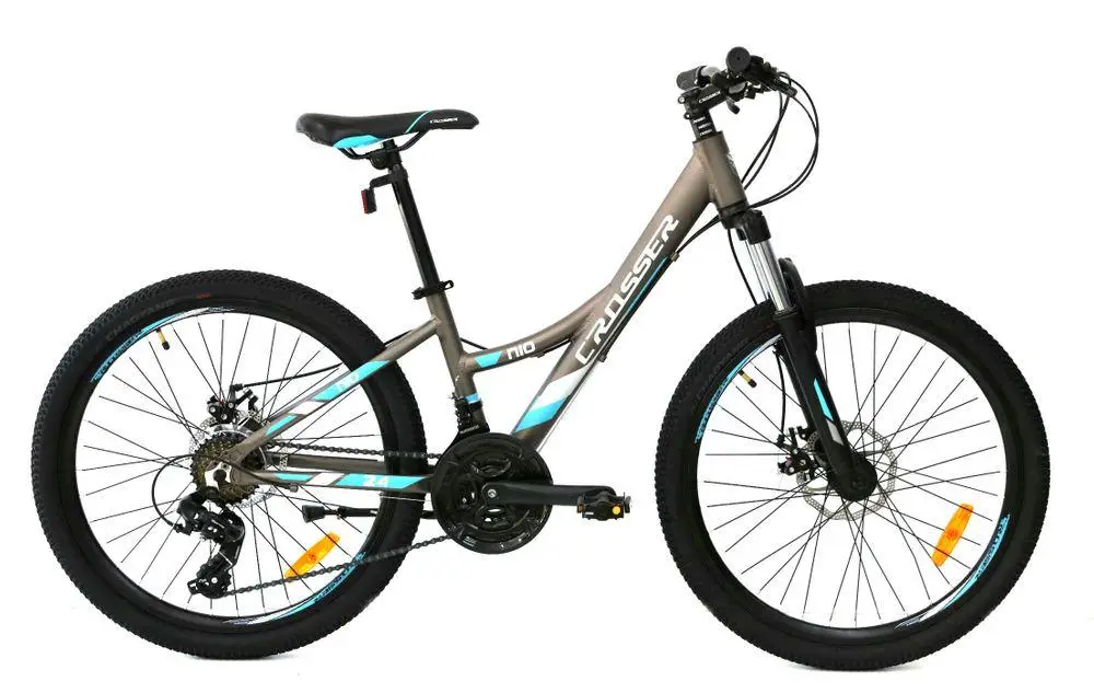 Велосипед гірський Crosser Nio Stels 26" рама 14" Сірий