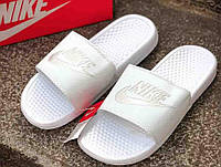 Шлепанцы женские Nike White