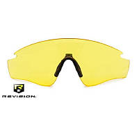 Комплектуючі для окулярів, контрастна лінза для балістичних окулярів revision, жовтий, полікарбонат, Оригінал