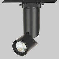 Чёрный трековый светильник 12W 4500К (901-1120 BK)
