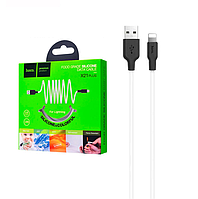 USB кабель Hoco X21 Plus 2.4A Silicone lightning (1m)