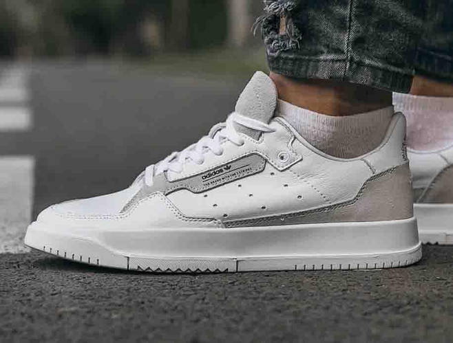 Мужские кроссовки Adidas Brand With The 3 Stripes White/Grey (ID ...