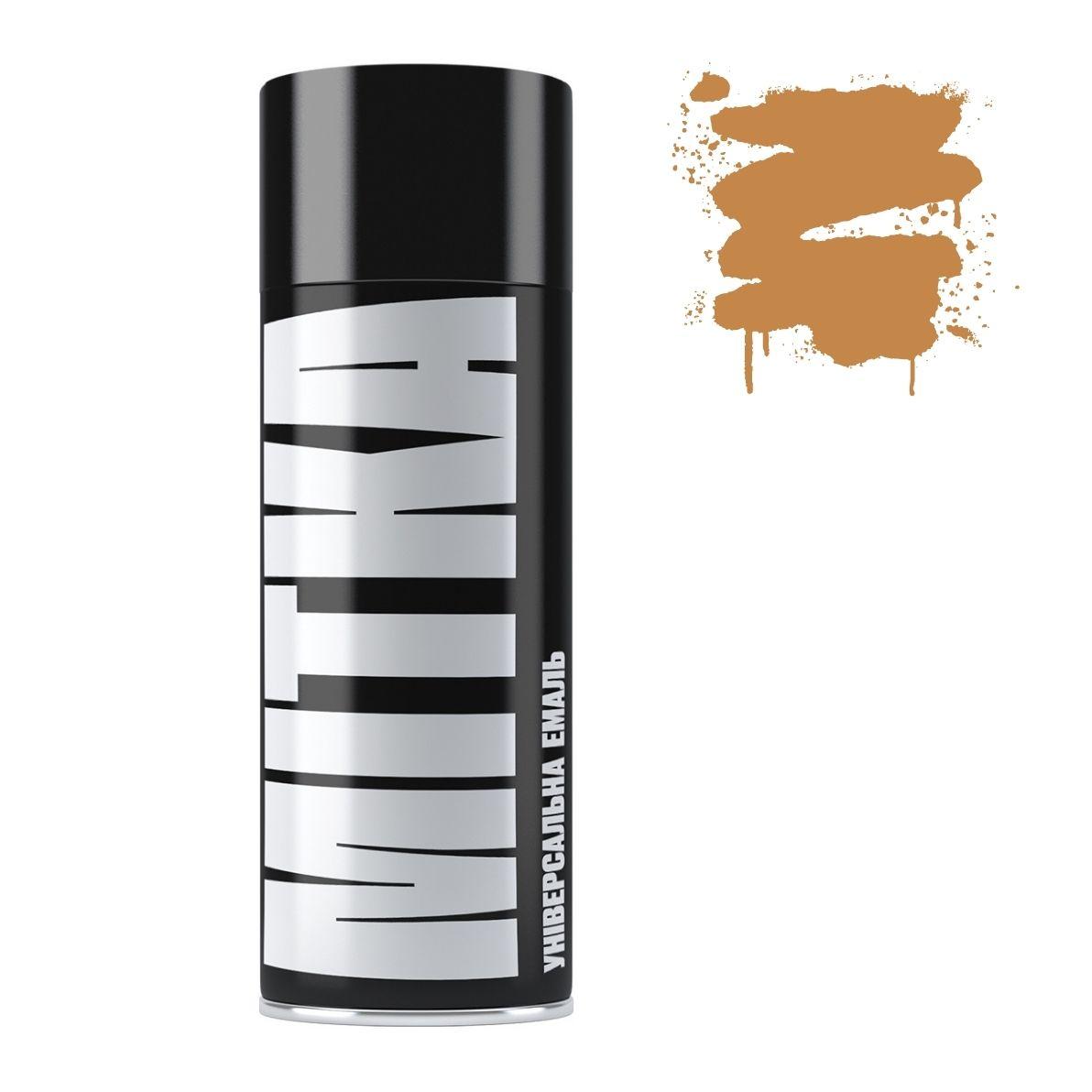 Емаль універсальна Церковне Золото аерозоль 400мл Mitka