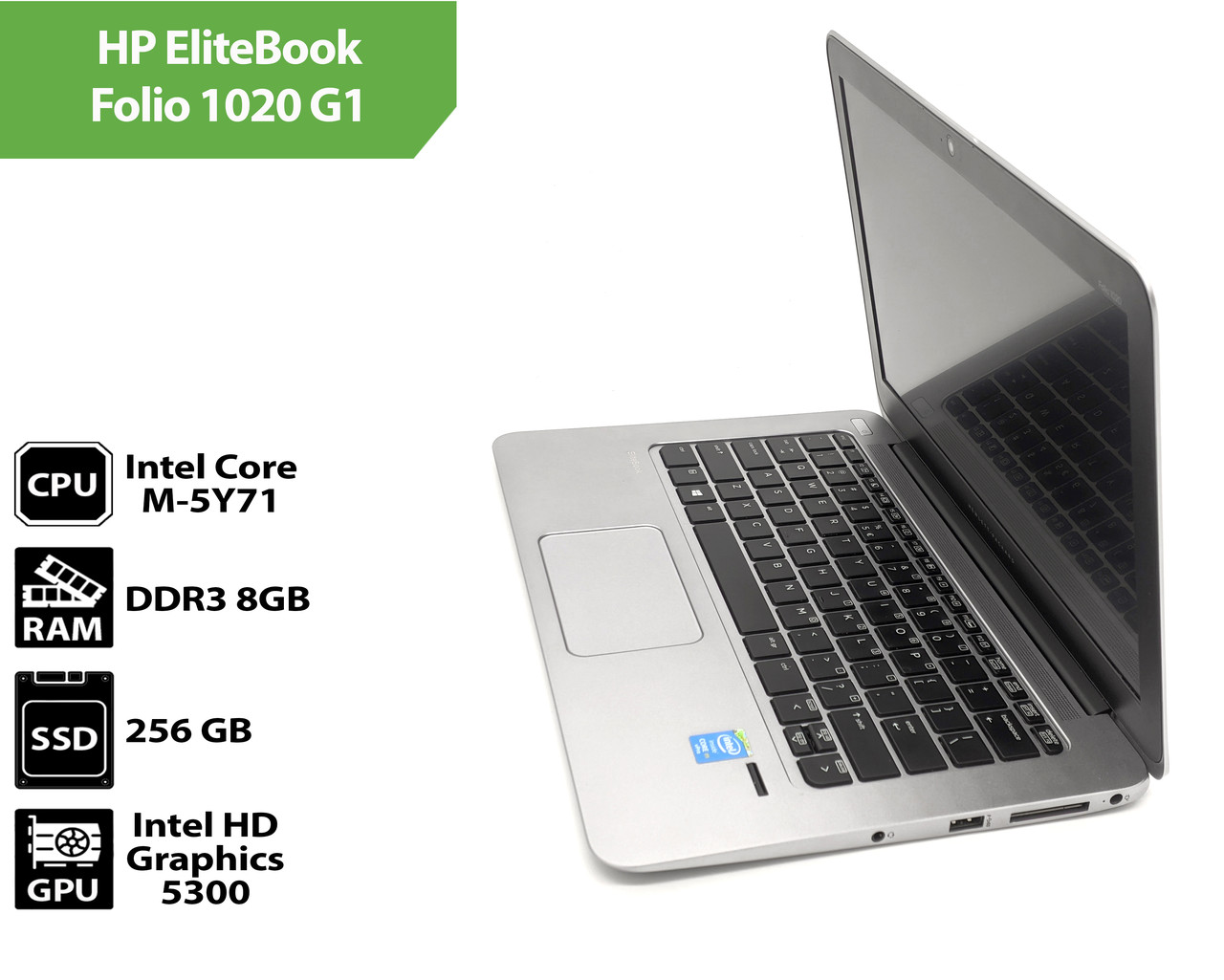 Нетбук HP EliteBook Folio 1020 G1 (12.5" / Intel Core M / 8Gb / SSD 256Gb)