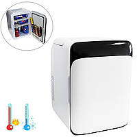 Мини холодильник для автомобиля "Cooler box" Белый, авто холодильник мини бар переносной 12/220В (NS)