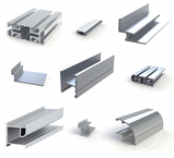 Алюмінієва вставка в паз 16 мм ДСП для торгового обладнання , для економ-панелей Екостар 7240 4 м, фото 4