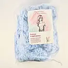 Шапочка на одній резинці з спанбонду Рожева Білявка 100 шт блакитна, фото 2