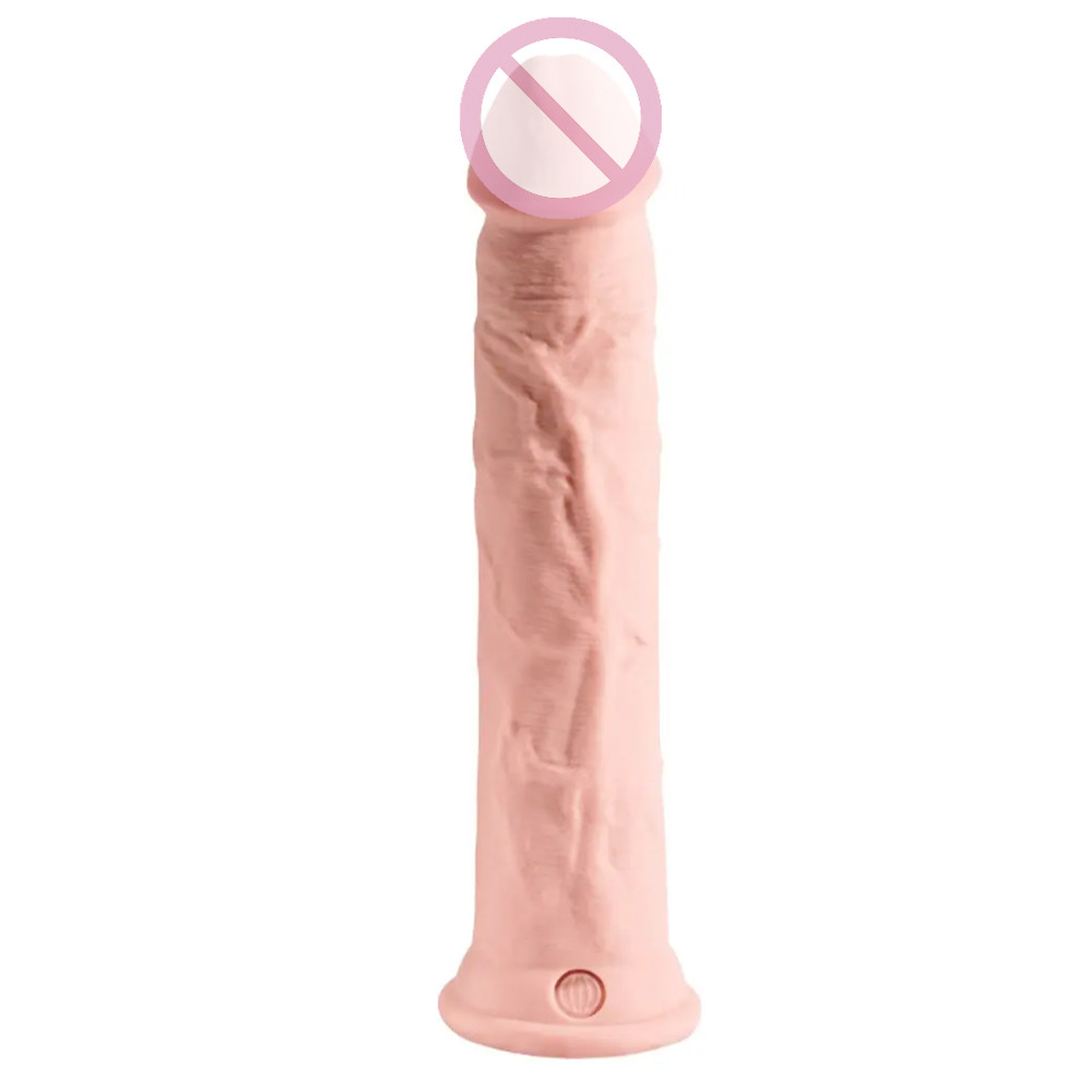 Фалоїмітатор реалістичний на присоску без мошоку King Cock Plus Triple Density Cock 11