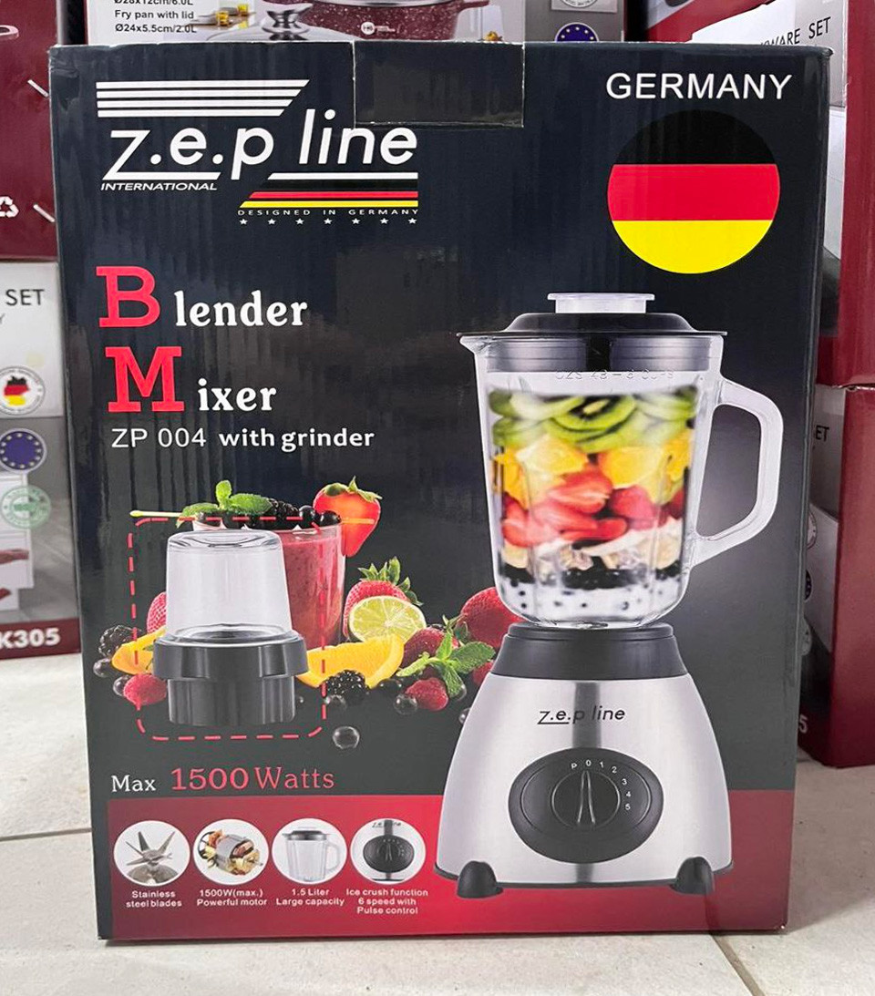 Стаціонарний блендер з кавомолкою 2в1 Zepline ZP-004 1,5 л 1500 Вт
