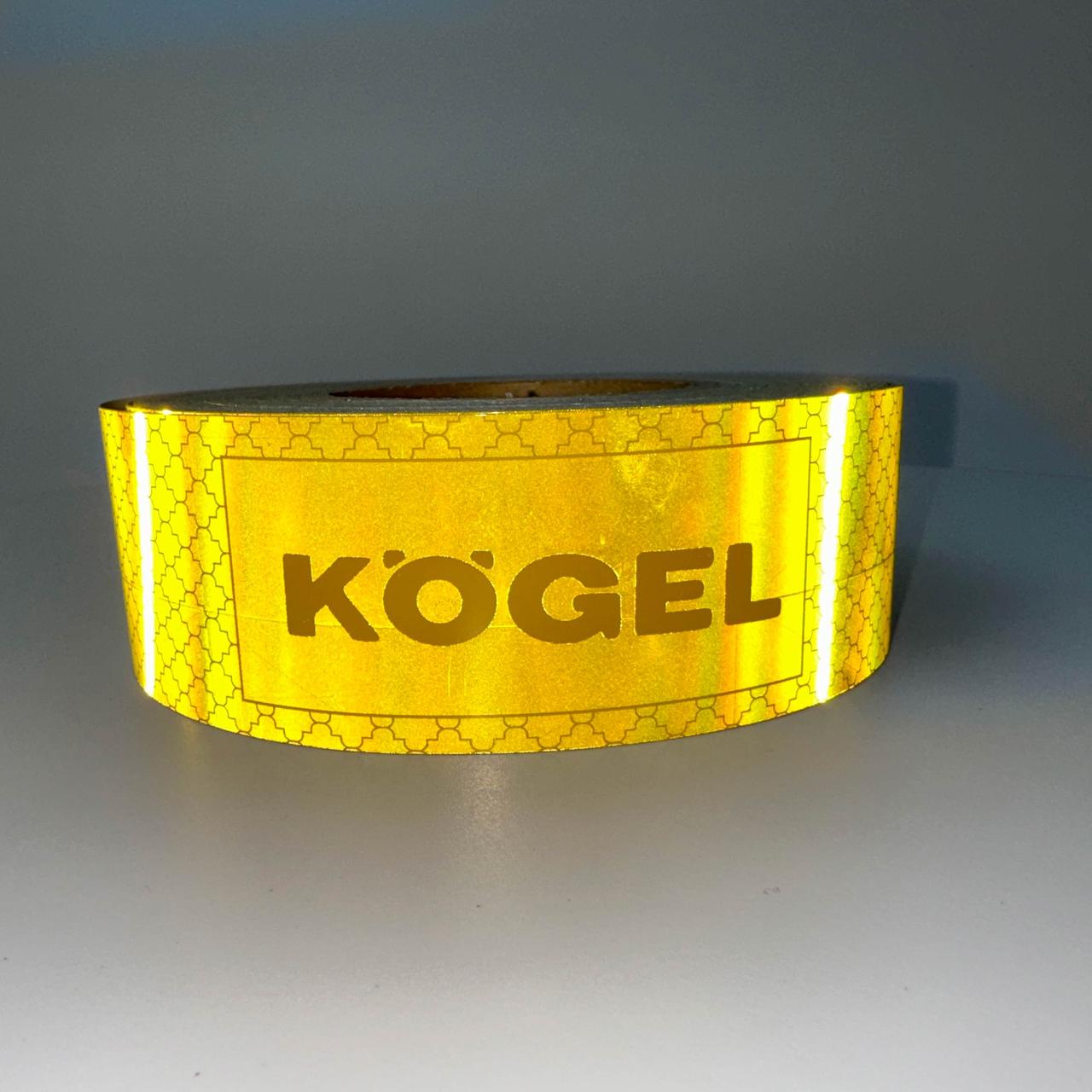 Стрічка світловідбивна KOGEL жовта Е13