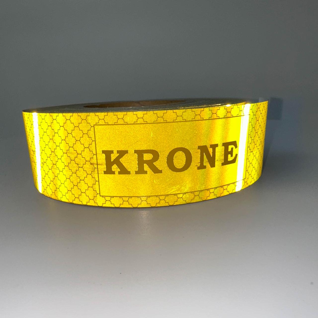 Стрічка світловідбивна KRONE жовта Е13